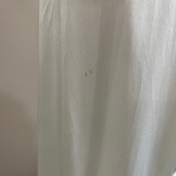 Kayser Vintage White Lace Full Slip Nightgown Dress Bridal Lingerie Y2K M - Picture 10 of 10